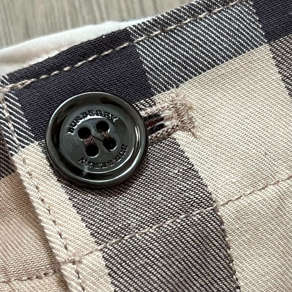 Burberry Cotton Classic Plaid Shorts W 30 Unisex Kids 14Y Women S also W 30 - Picture 9 of 10